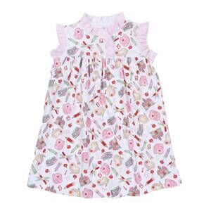 NEW MAGNOLIA BABY girl's school day sweetness flutters nightdress in pink